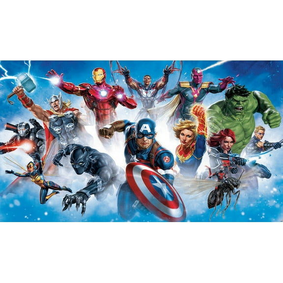 Avengers Gallery Art Peel and Stick Mural