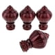 thumbnail image 1 of Extremos de varilla para cortinas Perfecl decorativos 4 piezas 28 mm rojo, 1 of 8