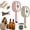 2pc-white+pink, variant on 2026 Upgraded Electric Steam Brush, Rechargeable Hair Brush with Water Spray, Wet Electric Hairbrush, Red Light Air Cushion Mister, Reduce Frizz, Nourishes Hairs, Anti-Static (2pc-white+pink)