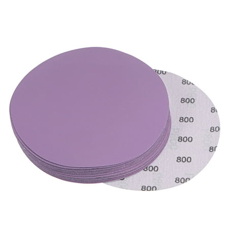 

15 Pack 6-Inch Purple Sanding Discs 800 Grits Hook & Loop Professional Aluminum Oxide Sandpaper