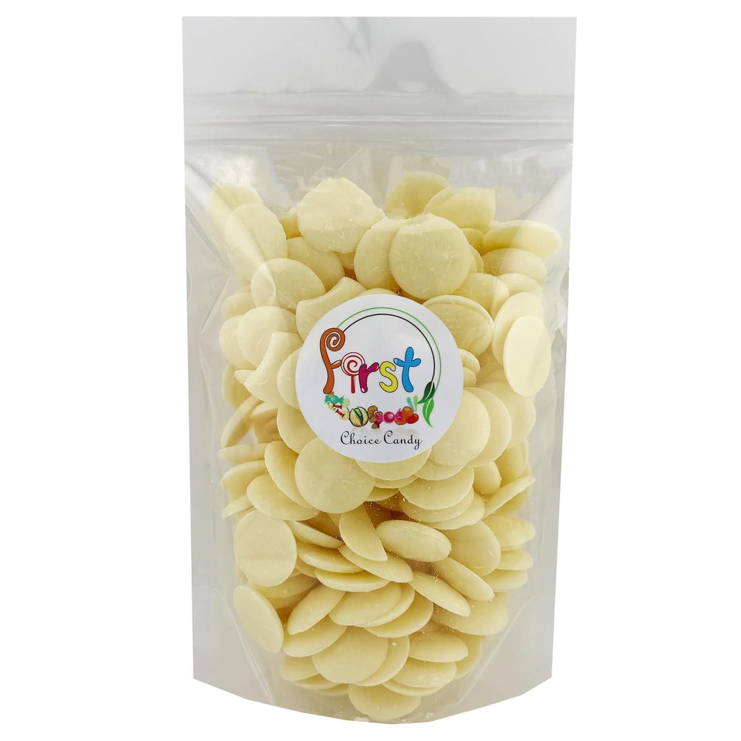 FirstChoiceCandy Coating Melting Chocolate Wafers, Decorating Melting Chocolate Discs (5 Pound, White Chocolate)
