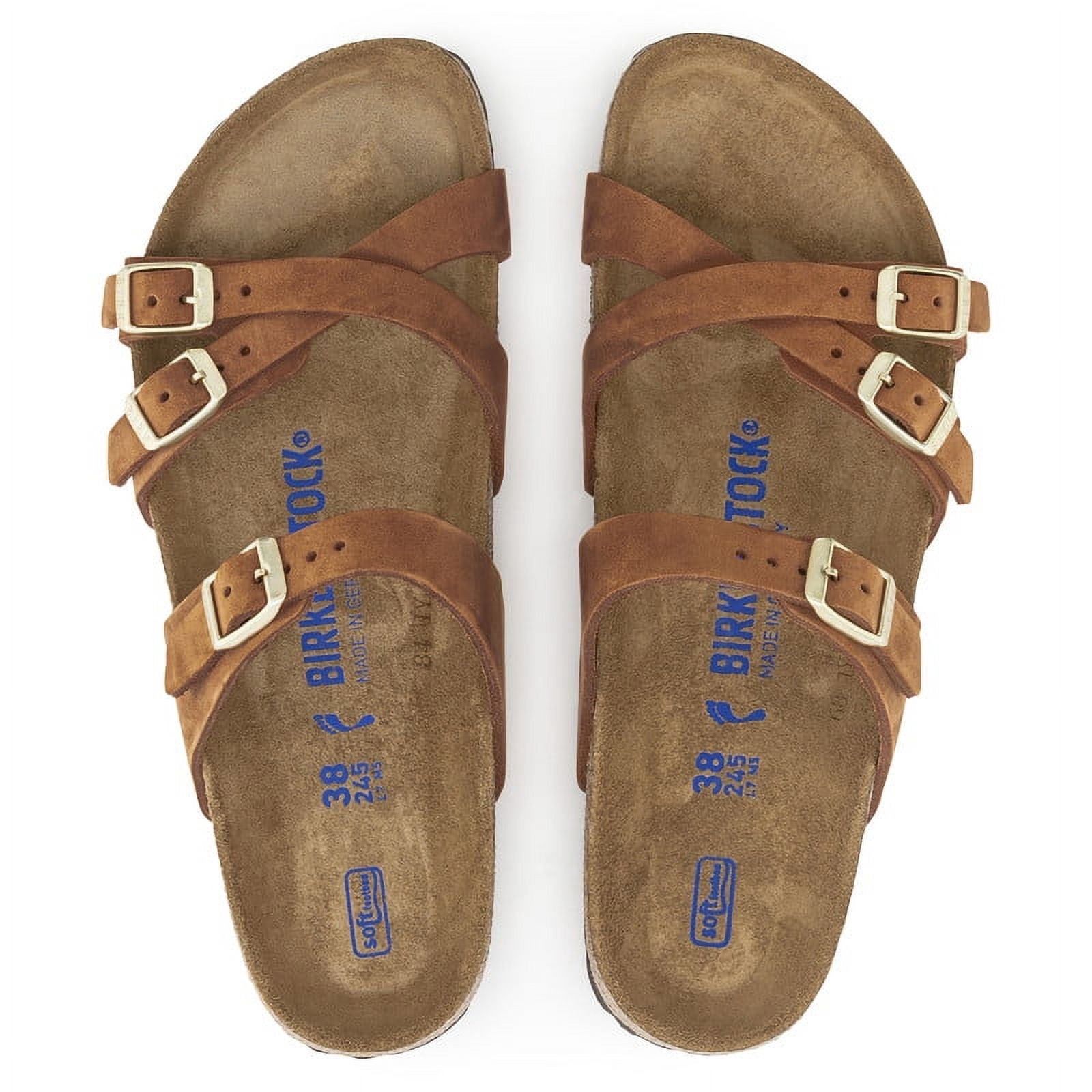Birkenstock Franca Narrow Leather Sandal, 39, Brown