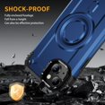thumbnail image 6 of ELEHOLD for iPhone 15 Plus Case, Compatible with Mag safe Accessories, Strong Magnetic Military-Grade Drop Protection Invisible Kickstand Shockproof Protective Phone Case,Blue, 6 of 7