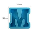 thumbnail image 1 of M Alphabet Silicone Cake Baking Mould Set 26 Letters Small Size Non Stick Easy Release For Diy Dessert Decor Kids Birthday Party Baking Tool Letter M 0.132 Lb, 1 of 3
