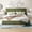 Olive Green, variant on King Size Velvet Platform Bed with Curved Tufted Headboard, Modern Upholstered Frame, Sturdy Slats, No Box Spring Needed, Easy Assembly, Olive Green