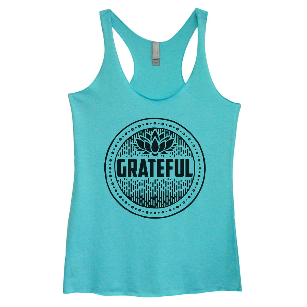 Funny Threadz Women’s Cute Hippie Triblend “Grateful