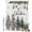 White, variant on Christmas Shower Curtains for Bathroom, Xmas Tree Botanical Pine Needles Balls Snowflake Waterproof Fabric Shower Curtain, Decorative Bathroom Curtain for Bathtub, 72"x84", No Hooks Included