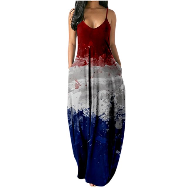 Leutsin Robe Maxi Décontractée pour Femme Grande Taille Robes Maxi Aguichant à Rayures Sans Manches Longue Grande Taille Robes Maxi Grande Taille Robes Maxi Grande Taille