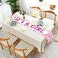 thumbnail image 3 of Long It's a Girl Banner for Girl Baby Shower Indoor Outdoor Decoration, Pink, 1.14 x 8.86Ft, 3 of 7