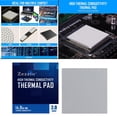 thumbnail image 4 of Almohadilla térmica de 120 x 120 mm para CPU, resistente al calor, tarjeta gráfica, enfriador eficiente 120x120x2.0mm, 4 of 9