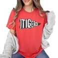 thumbnail image 2 of Tigers Flag Mascot Shirt for Men Women and Teens Unisex Tigers Sports Game Day T-Shirt Red Shirt Adult Small, 2 of 5