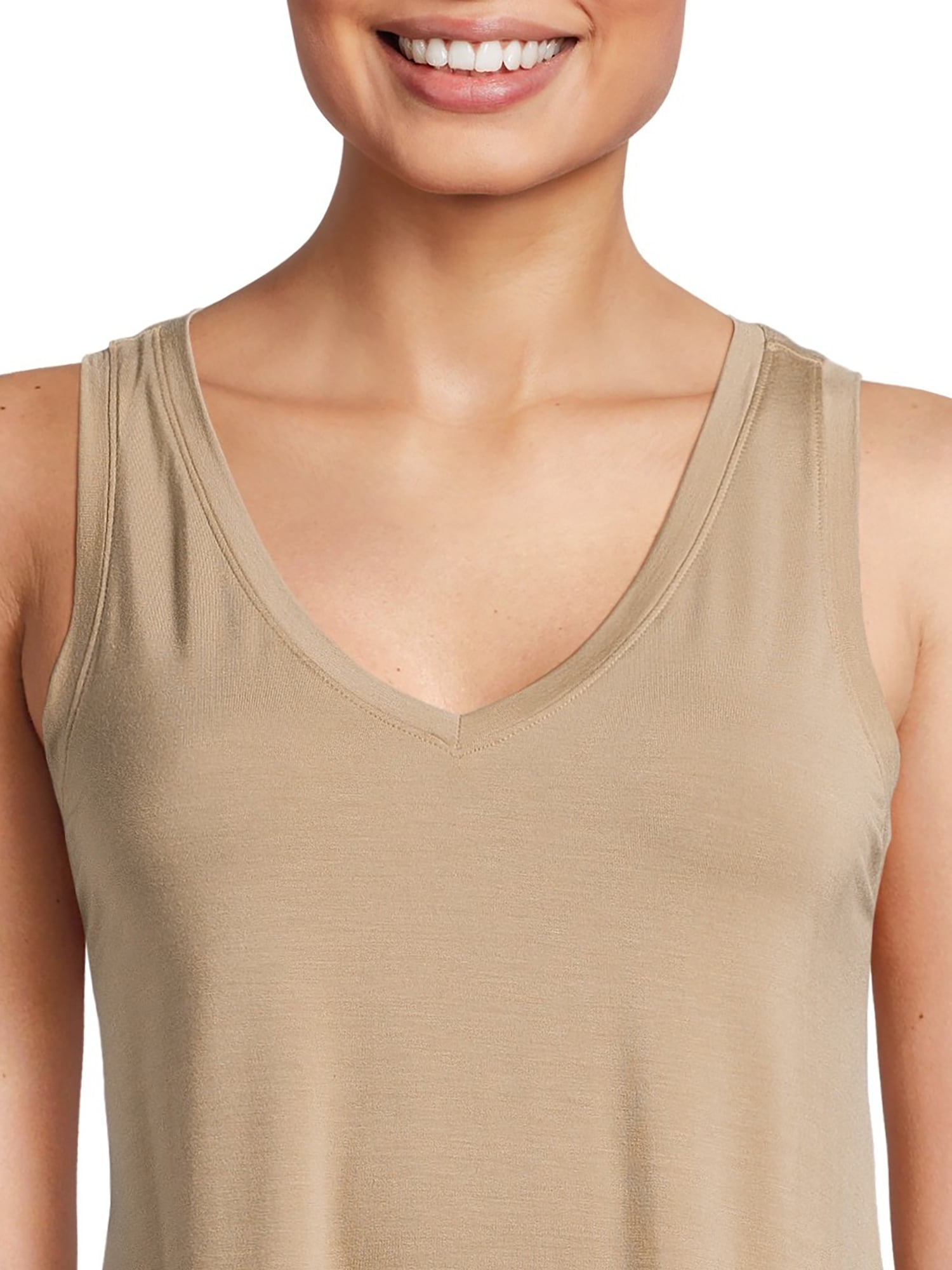 Time and Tru Women's Hi-Low Tank Top, Sizes S-XXXL