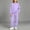 Purple, variant on NAISIBABY Outfit Sets for Girls Size 8,Long Sleeve Crew Neck Sweatshirt Pants Fall 2-Piece Set Purple