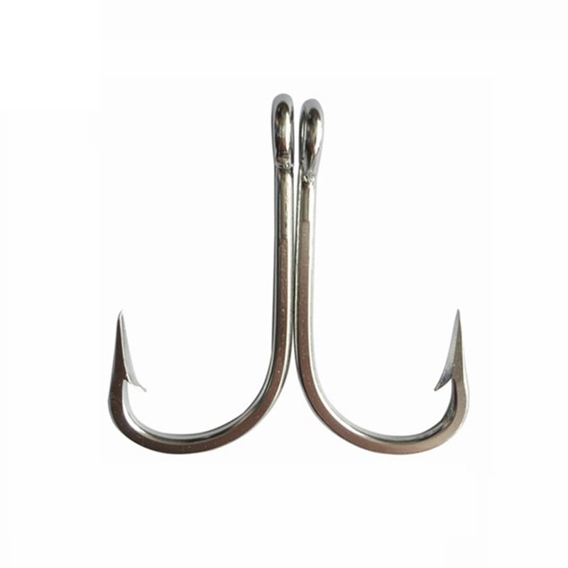 3006 fish hook ct 77386 Stainless Steel Large Fishing Hooks, Big Game Tuna Bait, Barbed Hook Size  20/0