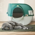 thumbnail image 6 of Omega Paw Premium Roll 'N Clean Self Cleaning Litter Box, Regular, Green, 6 of 11