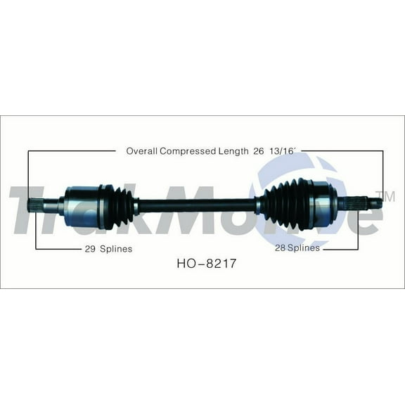 CV Axle Shaft Fits select: 2007-2008 ACURA TL