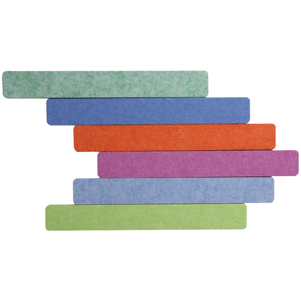 1 Set of Felt Pin Board Bar Strips Bulletin Board Bar Strips Memo Board