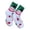 Pink, variant on Adult Christmas Crew Socks Xmas Cute Graphic Print Fall Winter Thickened Soft Cozy Fashion Home Activities 2 Pc Socks,Pink