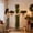 New 6Ft, variant on Large 6ft Cross Cross Christmas Tree,2026 New Foldable Cross Christmas Tree,Jesus Christian Cross Ornaments,with LED Lights and White Silk,for Christmas Easter Indoor Outdoor Home Decor (6ft)