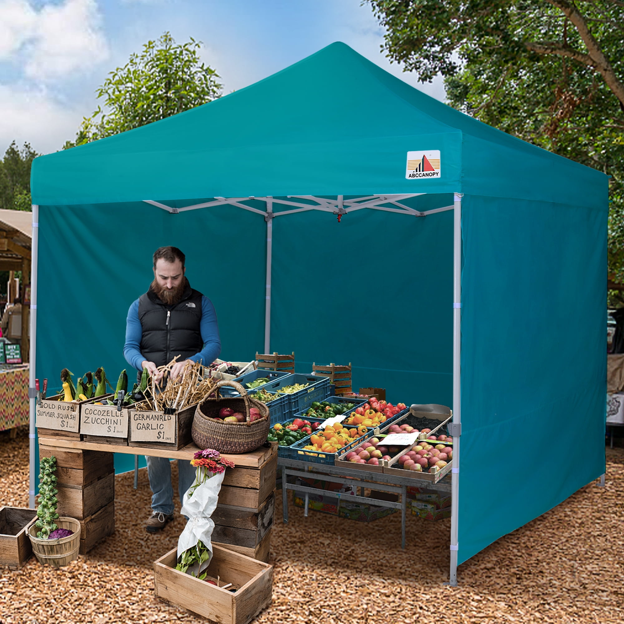 ABCCANOPY Easy Camping 10x10 Commercial Pop-Up Canopy Tent with