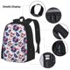 thumbnail image 3 of Balery record rock music Skull Mochila escolar 3 en 1 para niños: mochila resistente con lonchera térmica y estuche para lápices. Mochila escolar para niños y niñas., 3 of 7