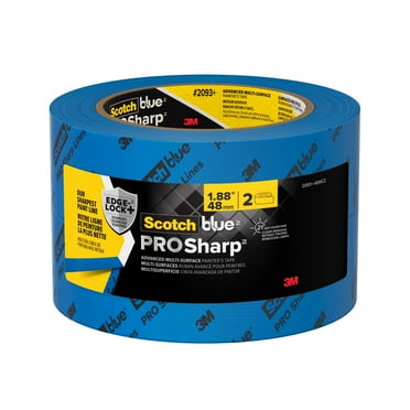 ScotchBlue PROSharp Painter's Tape, Blue, 1.88 in x 60 yd, 2 Rolls