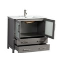 thumbnail image 4 of Vanity Art VA3036G 36 in. Single Sink Bathroom Vanity Set, Gray, 4 of 5