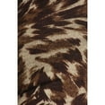 thumbnail image 4 of Lady's Printed Fashion Design Slim Yoga Leggings - Cub Markings Animal Print - Brown, 4 of 4