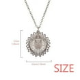 thumbnail image 2 of memorial anniversary freedom struggle sunflower necklace pendant locket jewelry, 2 of 3
