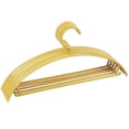 thumbnail image 1 of 10Pcs Non Slip Coat Hanger Semicircle Thickened Adult Clothes Rack for Home Shop DormitoryYellow, 1 of 1