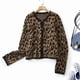 thumbnail image 1 of Donegirl-cárdigan corto de punto para Mujer, botones de cuello redondo, Top de manga larga informal que combina con todo, moda de otoño, 1 of 5