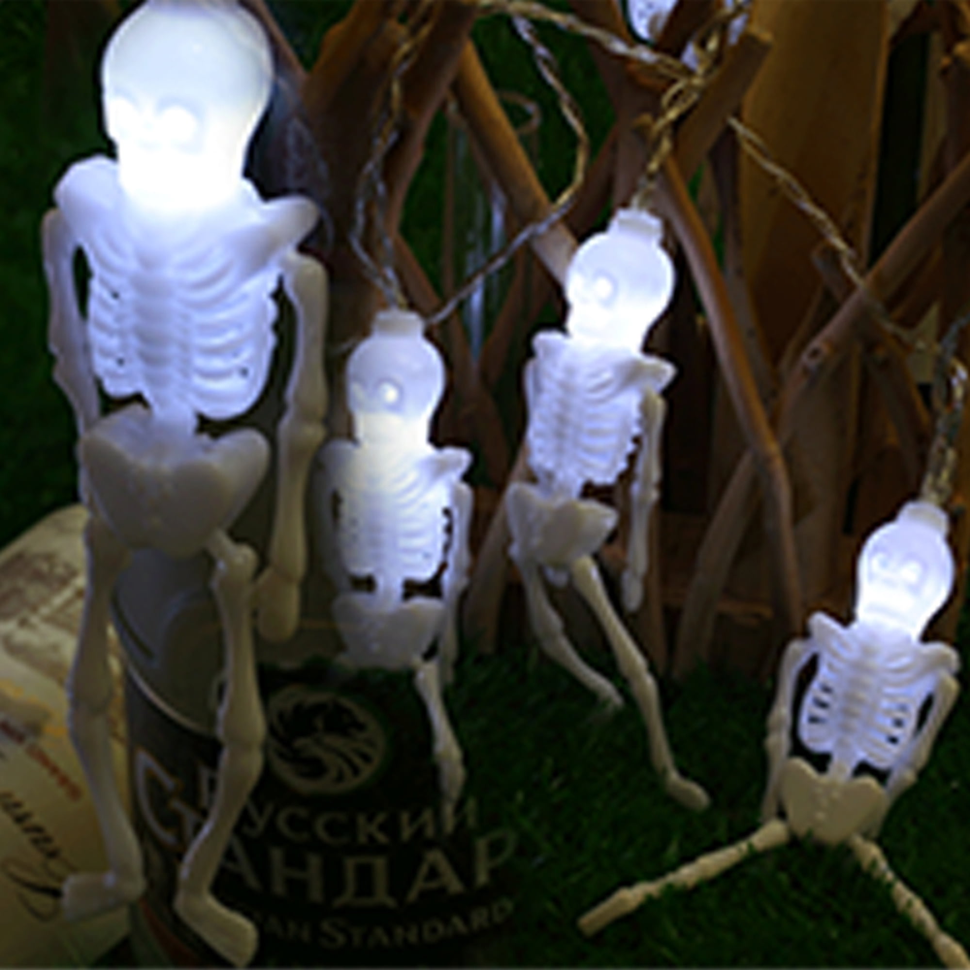 2.5m Halloween LED String Light Ghost Skull Decorative Lights Party Decoration 
