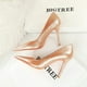 thumbnail image 2 of Zapatos de lujo elegantes de estilo banquete para mujer, tacones finos, boca ultra baja, puntiagudos, altos, para boda, sexys, 2 of 5
