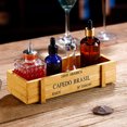3 Pack Bitters Bottle Storage Box Vintage Decor Wood Case Storage Case