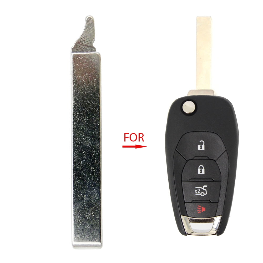 AKS KEYS Uncut Replacement Remote Flip Key Blade Insert Key for Chevrolet Cruze