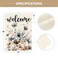 thumbnail image 3 of Sm:)e Flowers Welcome Fall Garden Flag 12 x 18 Inch, Double-Sided Printing, Seasonal Farmhouse Yard Outdoor Decor, 3 of 8