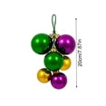thumbnail image 2 of WWG 4 Pack Plastic Christmas Ball Ornaments, Multi Sized Hanging Tree Decorations with Loops, Indoor Holiday Party Decor, Christmas Tree Accessories, Christmas Decorations for Home, Xmas Ball Set, 2 of 7