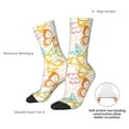 thumbnail image 4 of Pofeuu Retro Colorful Butterfly Print Crew Socks, Adult Running Hiking Socks for Youth and Adult, 4 of 6