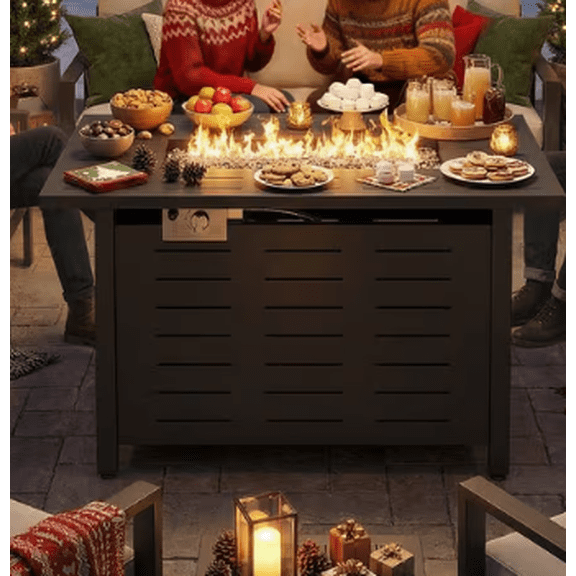 40in firepit table