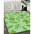 thumbnail image 3 of Ahgly Company Machine Washable Indoor Rectangle Transitional Jade Green Area Rugs, 2' x 4', 3 of 7