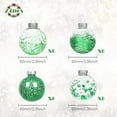 thumbnail image 2 of Christmas Ball Ornament Set, 60mm/2.36 inch Shatterproof Christmas Tree Decoration, Plastic Ball Baubles Ornaments for Holiday Wedding Party Decorstions, Green, 24 Pack, 2 of 6
