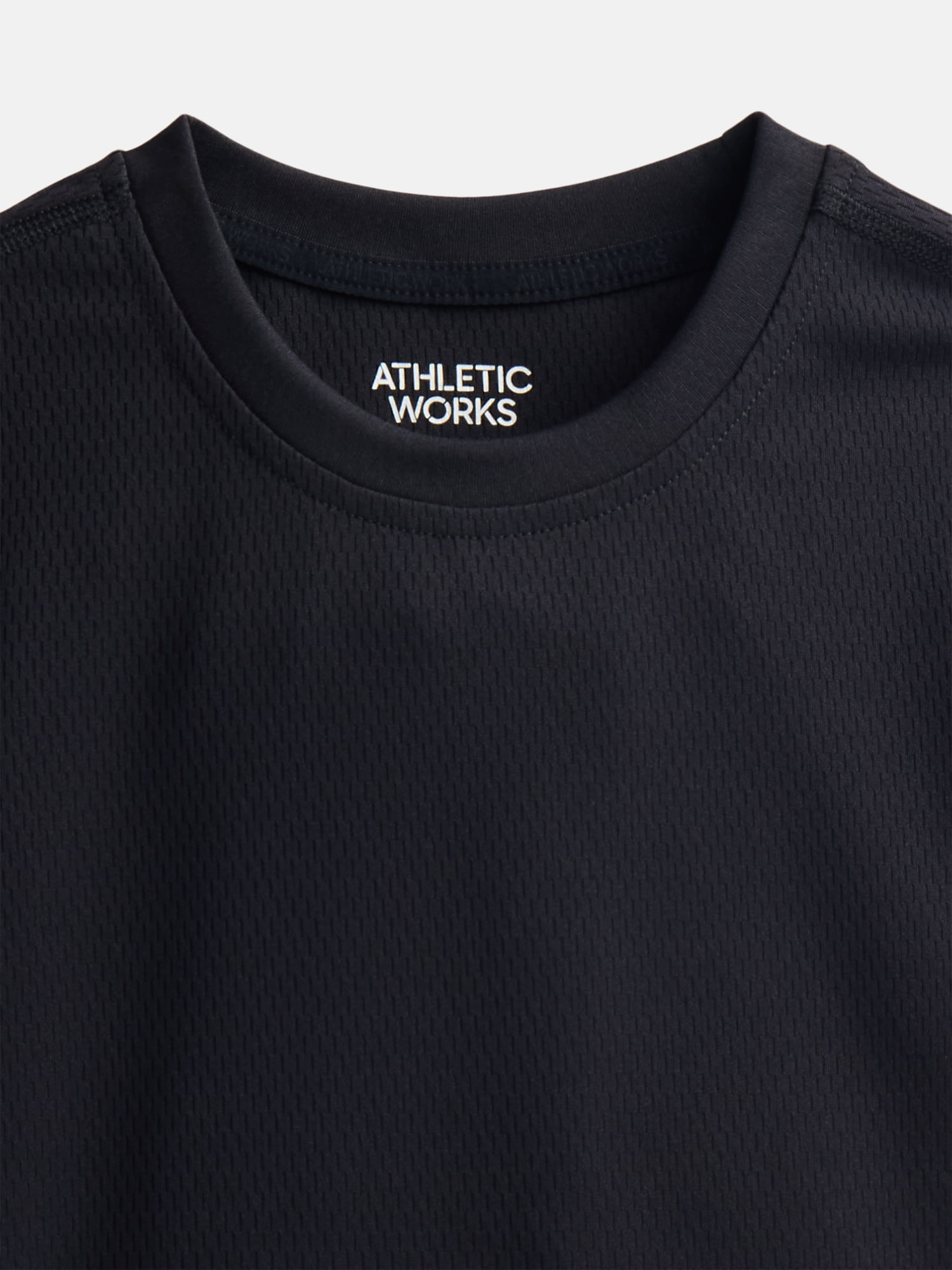 Athletic Works Boys Active Mesh Tee, Sizes 4-18 & Husky