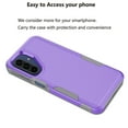 thumbnail image 4 of Galaxy A17 5G Case , 2 in 1 Phone Case for Samsung Galaxy A17 5G 6.7 inch ,Takfox Shockproof Protection Heavy Duty Armor Hard Plastic & Rubber Rugged Full Body Bumper Cover- Purple, 4 of 9