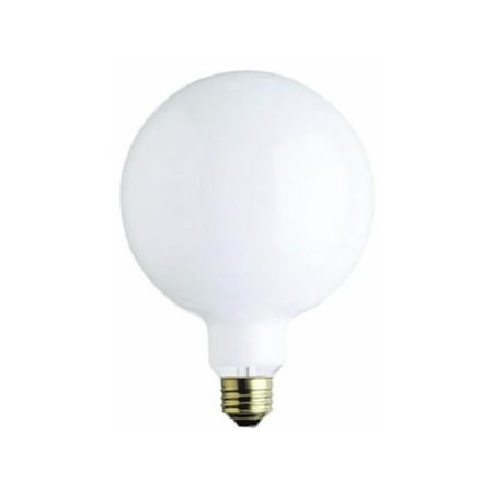 12 X 10 Light - Westinghouse 0310600, 40 Watt, 120 Volt White Incandescent G40 Light Bulb, 2500 Hour 388 Lumen