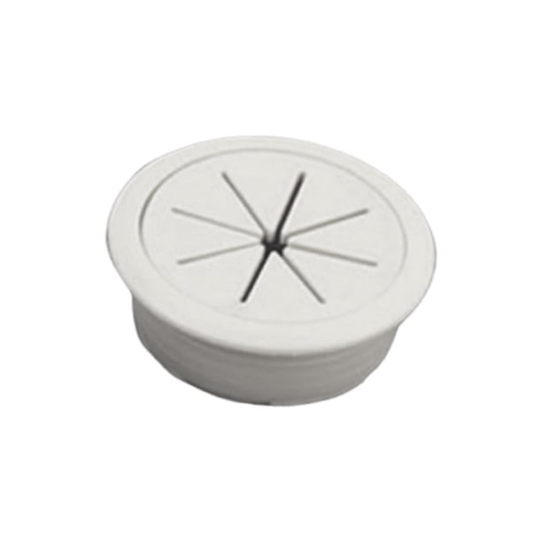 Tapa para orificio de cable, gestión de cables, gestión y protección de cables, organizador de cables flexible para escritorio, para PC de oficina, Gris