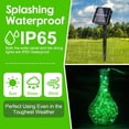 thumbnail image 4 of Solar String Lights Outdoor, 2 Pack 66FT 200 LED Copper Wire Solar Powered Fairy Lights Waterproof with 8 Lighting Modes for Garden Patio Tree Christmas Party Wedding ,Green, 4 of 5