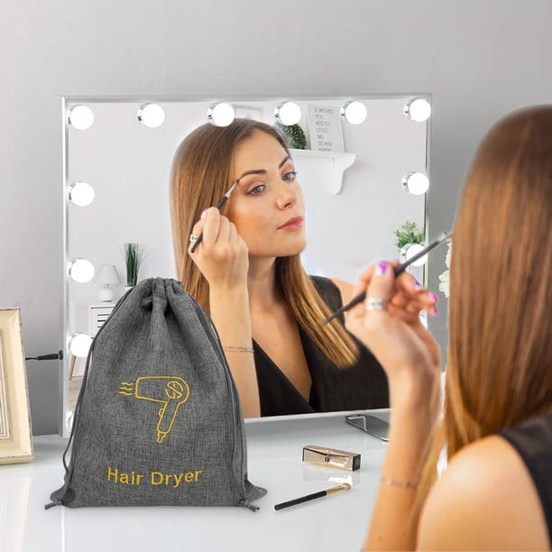 Environmental Jute Like Dustproofing Drawstring Bag For Hair Dryer Portable Long-lasting And Multi-Functional Storage