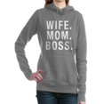 thumbnail image 1 of CafePress - Wife Mom Boss - Pullover Hoodie, Classic & Comfortable Hooded Sweatshirt, 1 of 1