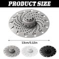 thumbnail image 3 of Universal Bathtub Drain Stopper, Ongmies Shower Drain Hair Catcher, Tub Stopper with Visible Top Strainer, Upgraded Pop-Up Drain Plug, Stainless Steel Filter Basket, 3 of 6