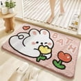 thumbnail image 3 of Eoozwa Cute Bath Rug, Bathroom Mat Non-Slip Soft Shower Rug Funny Plush Microfiber Water Absorbent Shaggy Floor Mats for Room, Bedroom, Kitchen, 3 of 6